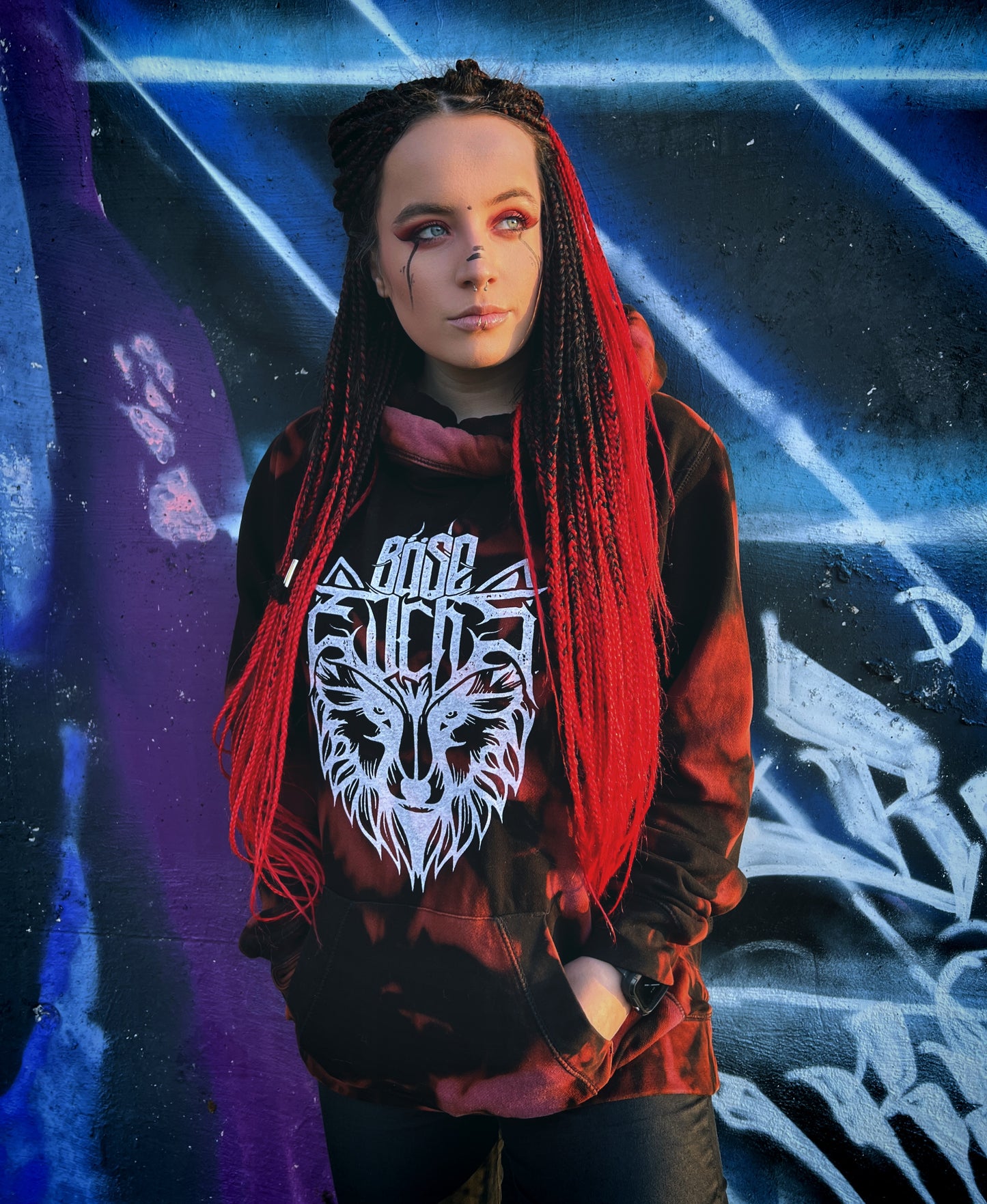 SUDADERA BATIC FOX CON CAPUCHA