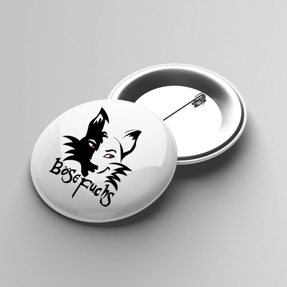 BUTTON BUNDLE #1 - THE FOX HEADS (25mm)