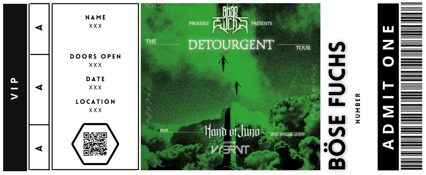 "THE DETOURGENT TOUR" 2025 - LIMITED VIP SPECIAL PACKAGE