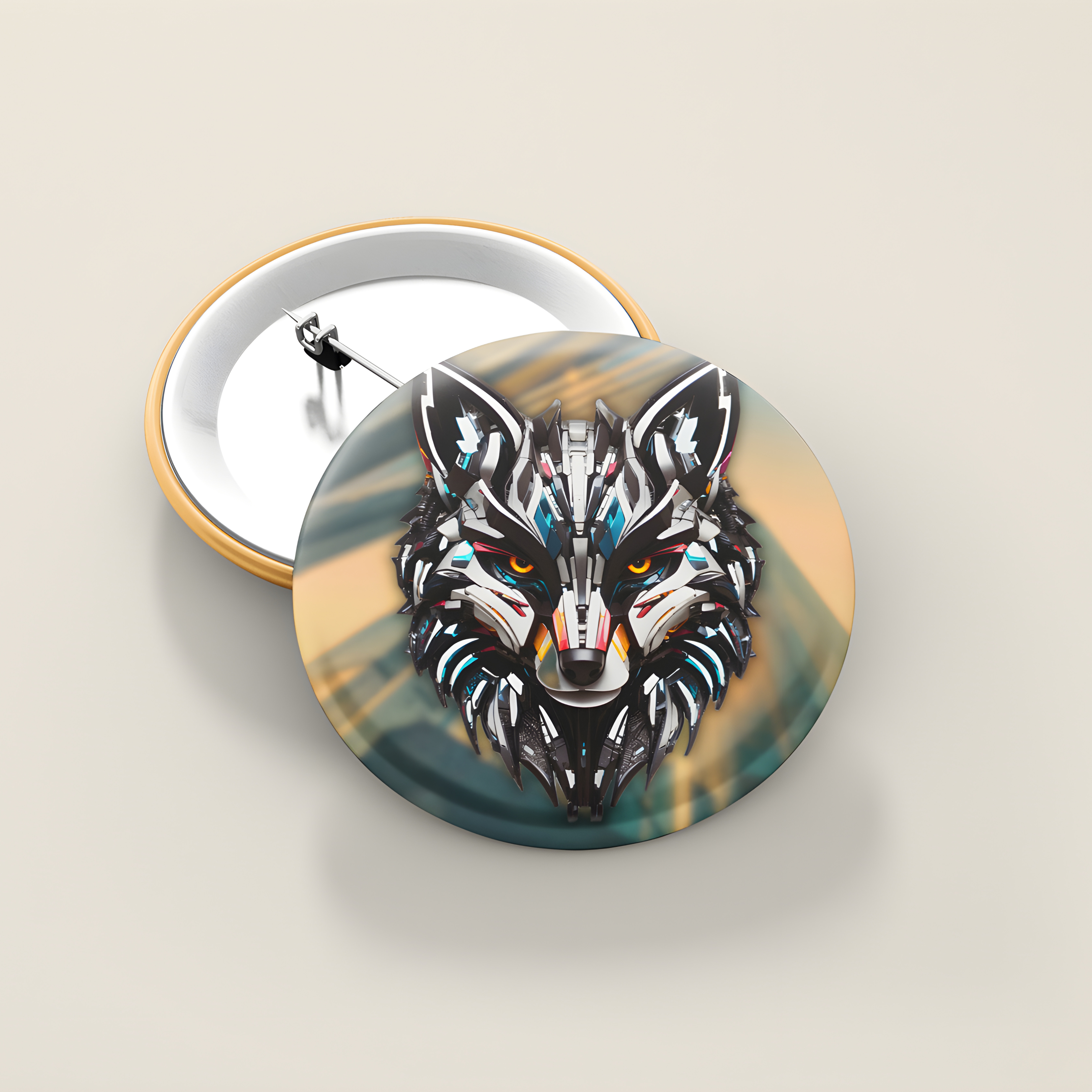 BUTTON - GAYA FOX